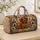 Puppy Paw And Dachshund Patchwork For Cozy Pet Lover Getaways And Family Travel Quilted Weekend Bag - 4