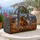 Three Running Horses in Autumn Fields for Scenic Fall Travel and Weekend Getaways Quilted Weekend Bag - 5