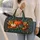 Autumn Pumpkin and Cornucopia Harvest for Cozy Fall Getaways and Thanksgiving Travel Quilted Weekend Bag - 2