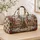 Snowy European Christmas Village for Festive Holiday Travel and Cozy Winter Getaways Quilted Weekend Bag - 4