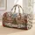 Snowy European Christmas Village for Festive Holiday Travel and Cozy Winter Getaways Quilted Weekend Bag - 1