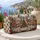 Snowy European Christmas Village for Festive Holiday Travel and Cozy Winter Getaways Quilted Weekend Bag - 5