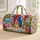 Mediterranean Lemon Courtyard and Spaniel for Relaxed Coastal Summer Travel Getaways Quilted Weekend Bag - 1