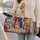 Mediterranean Lemon Courtyard and Spaniel for Relaxed Coastal Summer Travel Getaways Quilted Weekend Bag - 2