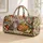 Gray Kitten with Apple Pie and Orchard Fruit for Cozy Autumn Getaways and Travel Quilted Weekend Bag - 1