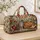 Gray Kitten with Apple Pie and Orchard Fruit for Cozy Autumn Getaways and Travel Quilted Weekend Bag - 4