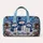 Three Snowmen in Blue Winter Hats for Cozy Christmas Holiday Getaways and Snowy Escapes Quilted Weekend Bag - 6