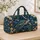 Blue Coastal Sea Turtles, Moons and Shells for Relaxed Beach Getaways and Ocean Lovers Quilted Weekend Bag - 4