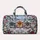Snowy Beehives, Golden Bees and Red Berries for Cozy Winter Travel and Nature Lovers Quilted Weekend Bag - 6
