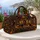 Spooky Cat, Pumpkin and Moonlit Cottage for Cozy Autumn Halloween Getaway Lovers Quilted Weekend Bag - 5