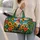 Tropical Coast Sunflowers And Garden Gnome For Sunny Beach Getaways And Summer Travel Quilted Weekend Bag - 2
