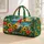 Tropical Coast Sunflowers And Garden Gnome For Sunny Beach Getaways And Summer Travel Quilted Weekend Bag - 1