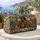 Southwestern Desert Witch Cactus Scene for Bohemian Travel and Weekend Getaways Quilted Weekend Bag - 5