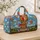 Gingerbread Balloon Pilots for Whimsical Skybound Travel and Weekend Getaway Adventures Quilted Weekend Bag - 4
