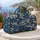 Blue Sea Turtle Coastal Motifs for Beach Getaways and Relaxed Ocean Weekend Escapes Quilted Weekend Bag - 5