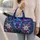 Aurora Butterfly Winter Garden for Festive Getaways and Nature-Loving Travelers Quilted Weekend Bag - 2