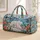Polar Bear Amid Coral Arctic Wildflowers for Peaceful Winter Getaways and Nature Lovers Quilted Weekend Bag - 1