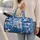 Polar Bear Swimming in a Blue Alpine Ice Lake for Winter Adventure Lovers and Nature Fans Quilted Weekend Bag - 2