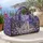 Lavender Wisteria Polar Bear Winter Escape for Snowy Getaways and Nature Lovers Travel Quilted Weekend Bag - 5