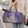 Lavender Wisteria Polar Bear Winter Escape for Snowy Getaways and Nature Lovers Travel Quilted Weekend Bag - 2