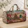 Tropical Desert Christmas House, Palm Trees and Colorful Gifts for Holiday Getaways Quilted Weekend Bag - 4
