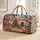 Tropical Desert Christmas House, Palm Trees and Colorful Gifts for Holiday Getaways Quilted Weekend Bag - 1