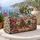 Tropical Desert Christmas House, Palm Trees and Colorful Gifts for Holiday Getaways Quilted Weekend Bag - 5
