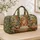 Rustic Bakery Cat with Fresh Bread for Cozy Weekend Getaways and Home Baking Lovers Quilted Weekend Bag - 4