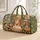 Rustic Bakery Cat with Fresh Bread for Cozy Weekend Getaways and Home Baking Lovers Quilted Weekend Bag - 1