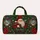 Vintage Christmas Holly, Poinsettia And Snowflakes For Cozy Winter Holiday Travel Quilted Weekend Bag - 6