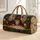 Ancient Map Wizard And Compass Motifs For Curious Travelers And Weekend Explorers Quilted Weekend Bag - 1