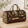 Vintage Books, Reading Glasses & Library Finds for Cozy Literary Travel and Book Lovers Quilted Weekend Bag - 4