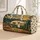 Vintage Camper and Pine Trees for Road Trips, Campsites and Relaxed Outdoor Getaways Quilted Weekend Bag - 1
