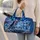 Aurora Ice Kingdom Wizard Scene for Enchanting Winter Getaways and Travel Adventures Quilted Weekend Bag - 2