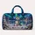 Northern Lights Husky and Snowy Cabin Scene for Cozy Winter Travel Adventures Quilted Weekend Bag - 6