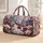 Polar Bear Among Pink Blossoms for Cozy Winter Getaways and Scenic Nature Lovers Quilted Weekend Bag - 1