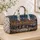 Snowy Dutch Canal Houses and Christmas Tree for European Winter Holiday Getaways Quilted Weekend Bag - 4