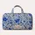 Cobalt Coastal Wildflowers for Sunny Beach Days and Relaxed Weekend Getaways Quilted Weekend Bag - 6