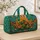 Southwest Cactus, Corn and Sun Desert Blooms for Road Trips and Weekend Getaways Quilted Weekend Bag - 4