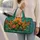 Southwest Cactus, Corn and Sun Desert Blooms for Road Trips and Weekend Getaways Quilted Weekend Bag - 2