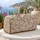 Cream Meadow Florals for Relaxed Weekend Getaways and Sunny Everyday Travel Adventures Quilted Weekend Bag - 5
