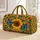 Sunflower Butterfly Garden for Sunny Beach Days and Weekend Getaways Quilted Weekend Bag - 1