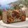 Rustic Turkey, Pumpkins and Autumn Corn for Cozy Harvest Market Trips and Fall Escapes Quilted Weekend Bag - 5