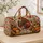 Rustic Turkey, Pumpkins and Autumn Corn for Cozy Harvest Market Trips and Fall Escapes Quilted Weekend Bag - 4