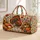 Rustic Turkey, Pumpkins and Autumn Corn for Cozy Harvest Market Trips and Fall Escapes Quilted Weekend Bag - 1