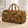 Retro Ochre Giraffe Motifs for Safari Travel, Weekend Getaways and Everyday Adventures Quilted Weekend Bag - 1