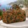 Retro Ochre Giraffe Motifs for Safari Travel, Weekend Getaways and Everyday Adventures Quilted Weekend Bag - 5