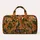 Retro Ochre Giraffe Motifs for Safari Travel, Weekend Getaways and Everyday Adventures Quilted Weekend Bag - 6