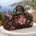 Blush Pink Cream-Centered Blossoms for Sunlit Garden Days and Spring Travel Escapes Quilted Weekend Bag - 5