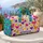 Turquoise Heart Motifs for Colorful Travel, Beach Getaways and Everyday Gift Giving Quilted Weekend Bag - 5